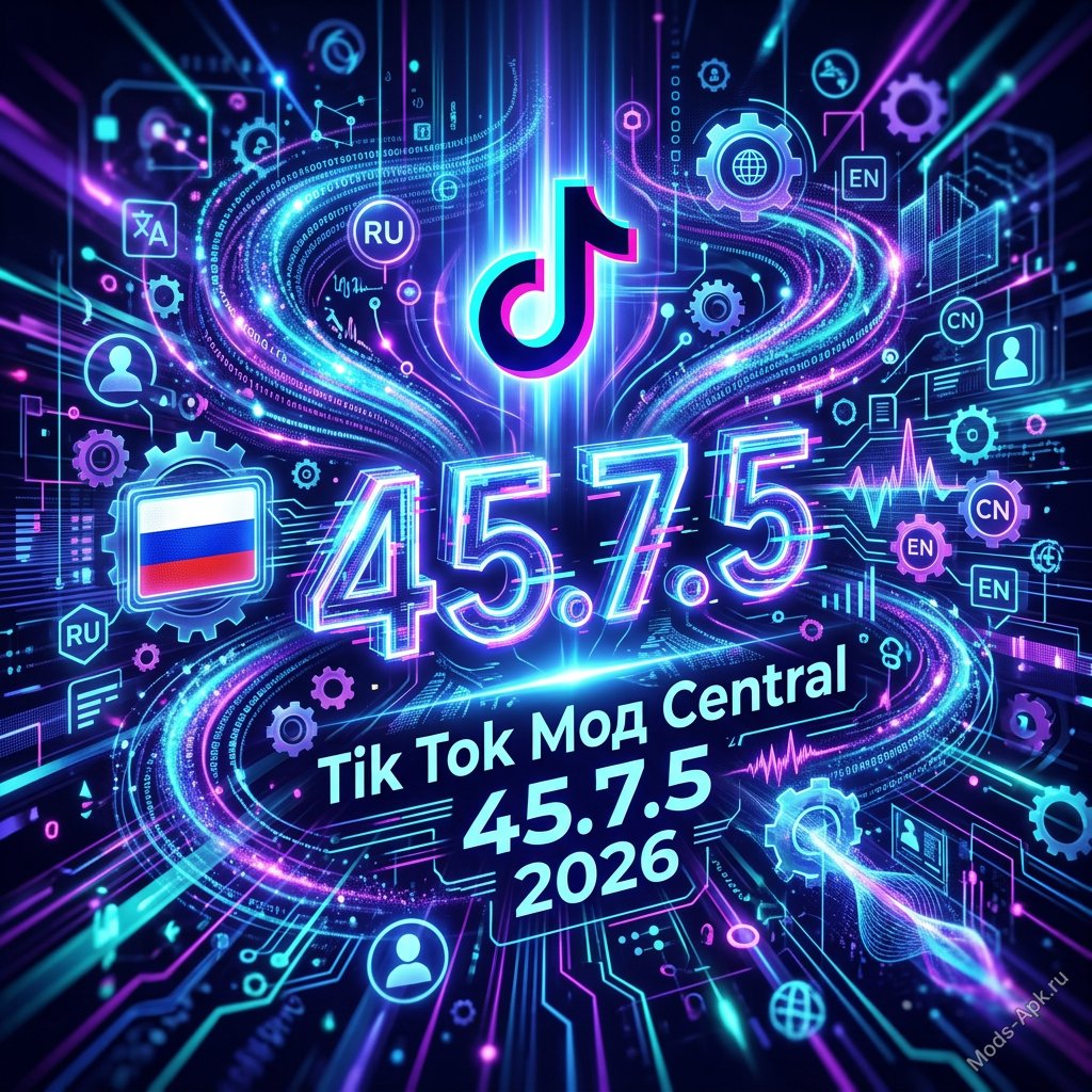 Тик Ток Мод Central 45.7.5 2026 для новых и старых устройств