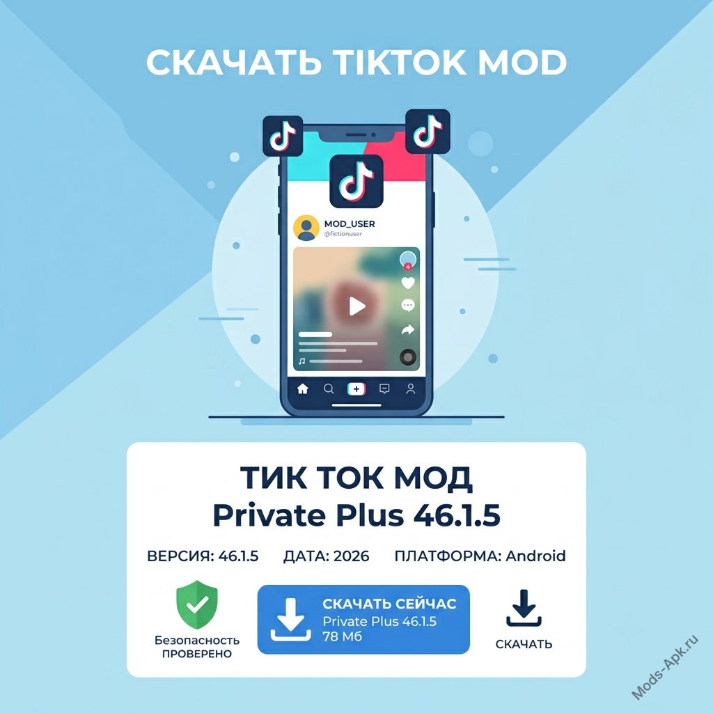Тик Ток Мод 2026 для Андроид — скачать apk Private Plus 46.1.5